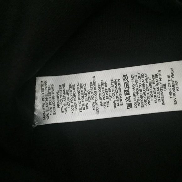 ASOS BLACK halter one piece swim suit - new! US size 0 - Picture 7 of 8